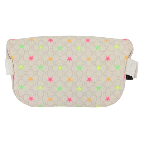 GUCCI Children's Waist Bag PVC White Silver 311159 Auth ARZ010A