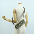 GUCCI GG Canvas Disney Waist bag PVC Beige Gold 602695 Auth ARZ017SAM-28