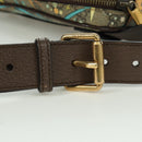 GUCCI GG Canvas Disney Waist bag PVC Beige Gold 602695 Auth ARZ017SAM-8