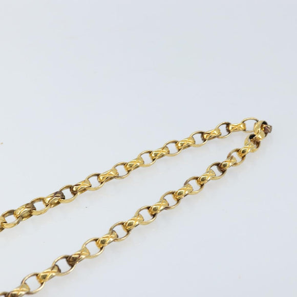 CHANEL Chain Matelasse Umhängetasche Wildleder Grün Gold CC Auth ARZ019A