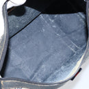GUCCI GG Supreme Boston Bag PVC Navy Gold 39 02 007 Auth ARZ022-17