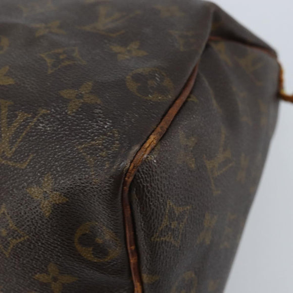 LOUIS VUITTON Monogram Speedy 25 Hand Bag M41528 LV Auth ARZ027