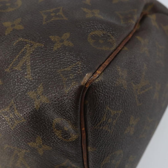 LOUIS VUITTON Monogram Speedy 25 Hand Bag M41528 LV Auth ARZ027