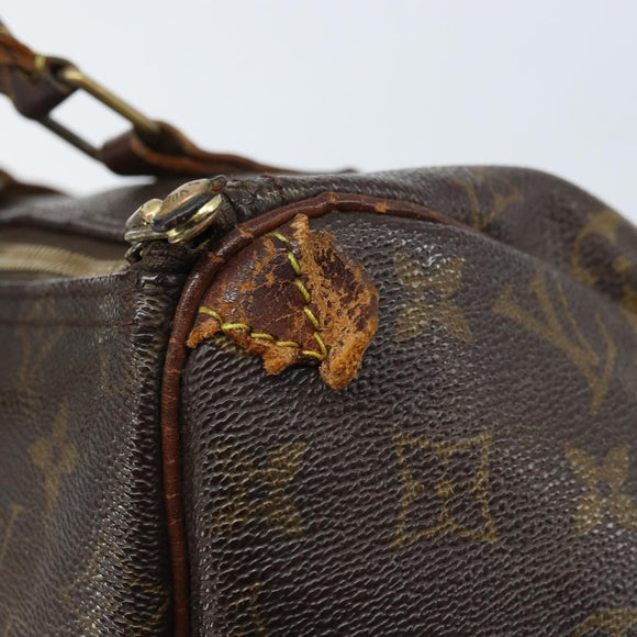 LOUIS VUITTON Monogram Speedy 25 Hand Bag M41528 LV Auth ARZ027
