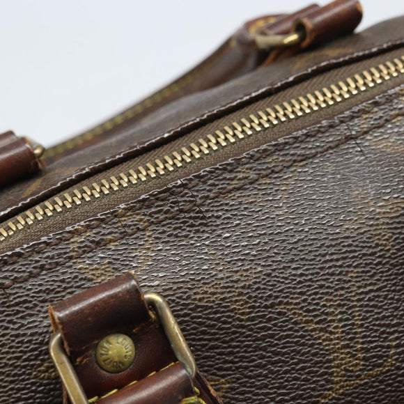 LOUIS VUITTON Monogram Speedy 25 Hand Bag M41528 LV Auth ARZ027