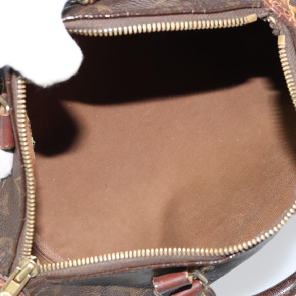 LOUIS VUITTON Monogram Speedy 25 Hand Bag M41528 LV Auth ARZ027