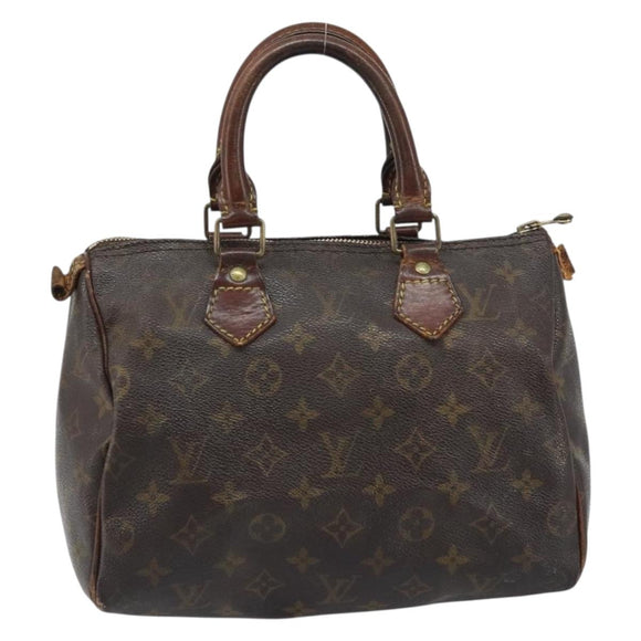 LOUIS VUITTON Monogram Speedy 25 Hand Bag M41528 LV Auth ARZ027