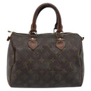 LOUIS VUITTON Monogram Speedy 25 Hand Bag M41528 LV Auth ARZ027-3