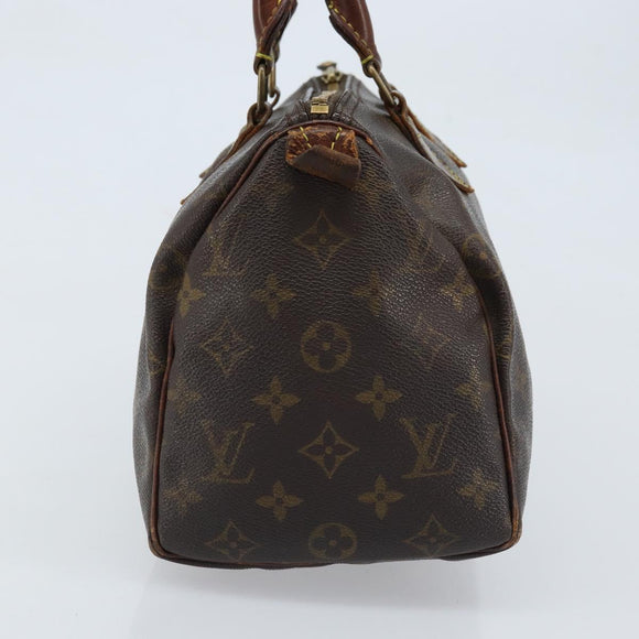 LOUIS VUITTON Monogram Speedy 25 Hand Bag M41528 LV Auth ARZ027