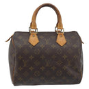LOUIS VUITTON Monogram Speedy 25 Hand Bag M41528 LV Auth ARZ028-13