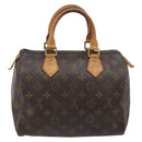 LOUIS VUITTON Monogram Speedy 25 Hand Bag M41528 LV Auth ARZ028-2