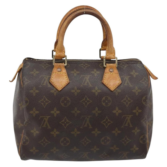 LOUIS VUITTON Monogram Speedy 25 Hand Bag M41528 LV Auth ARZ028
