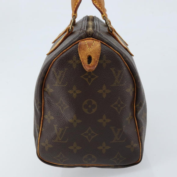 LOUIS VUITTON Monogram Speedy 25 Hand Bag M41528 LV Auth ARZ028