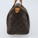 LOUIS VUITTON Monogram Speedy 25 Hand Bag M41528 LV Auth ARZ028-4