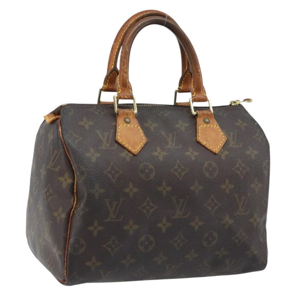 LOUIS VUITTON Monogram Speedy 25 Hand Bag M41528 LV Auth ARZ031