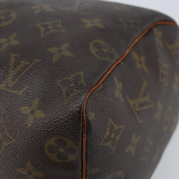 LOUIS VUITTON Monogram Speedy 25 Hand Bag M41528 LV Auth ARZ031