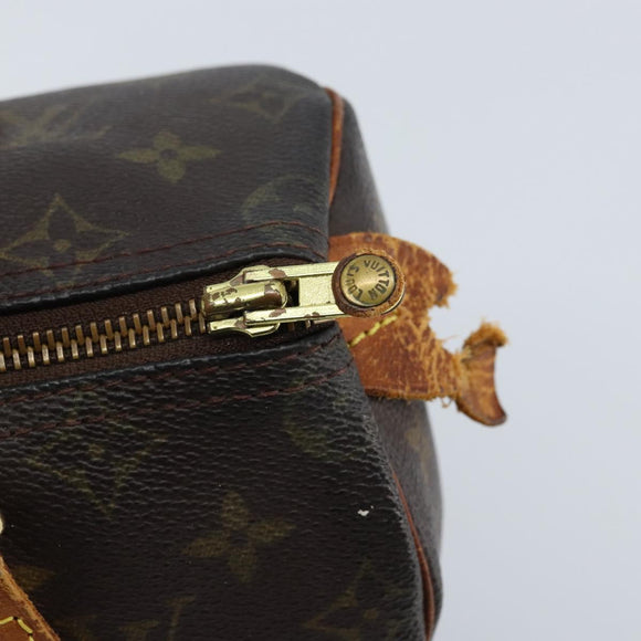 LOUIS VUITTON Monogram Speedy 25 Hand Bag M41528 LV Auth ARZ031