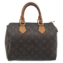 LOUIS VUITTON Monogram Speedy 25 Hand Bag M41528 LV Auth ARZ031-13
