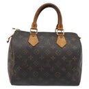 LOUIS VUITTON Monogram Speedy 25 Hand Bag M41528 LV Auth ARZ031-2