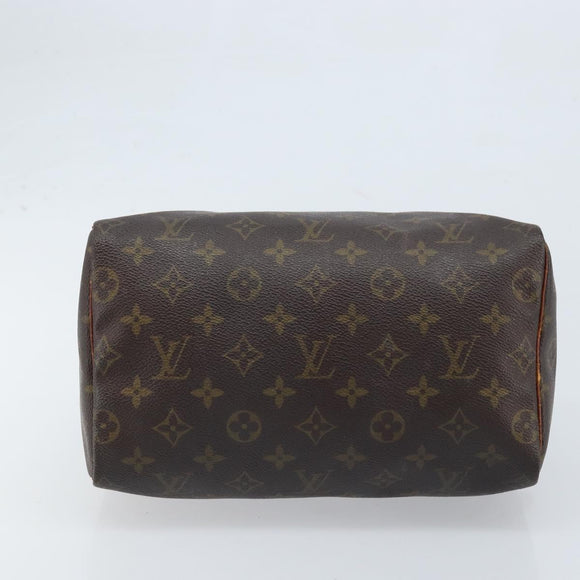 LOUIS VUITTON Monogram Speedy 25 Hand Bag M41528 LV Auth ARZ031