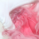 CHANEL Pouch Fur Pink Silver CC Auth ARZ032SAM-21