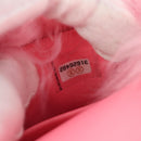 CHANEL Pouch Fur Pink Silver CC Auth ARZ032SAM-23
