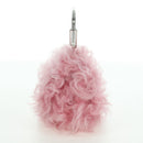 CHANEL Pouch Fur Pink Silver CC Auth ARZ032SAM-4