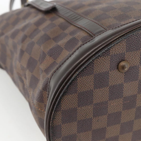 LOUIS VUITTON Damier Ebene Bucket GM Shoulder Bag N42236 LV Auth ARZ043