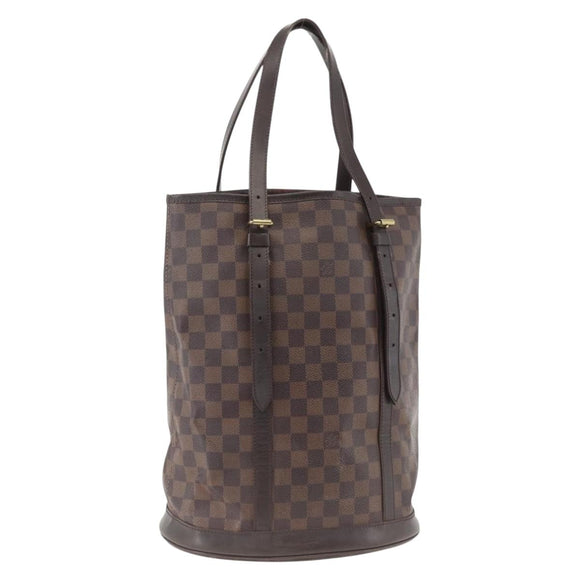 LOUIS VUITTON Damier Ebene Bucket GM Shoulder Bag N42236 LV Auth ARZ043