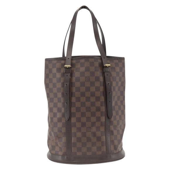 LOUIS VUITTON Damier Ebene Bucket GM Shoulder Bag N42236 LV Auth ARZ043