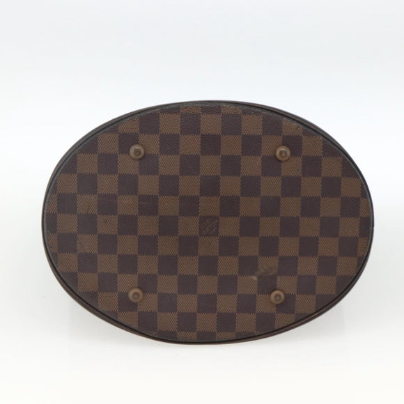 LOUIS VUITTON Damier Ebene Bucket GM Shoulder Bag N42236 LV Auth ARZ043