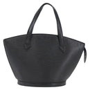LOUIS VUITTON Epi Saint Jacques Shopping Bag Black M52262 LV Auth ARZ048-13