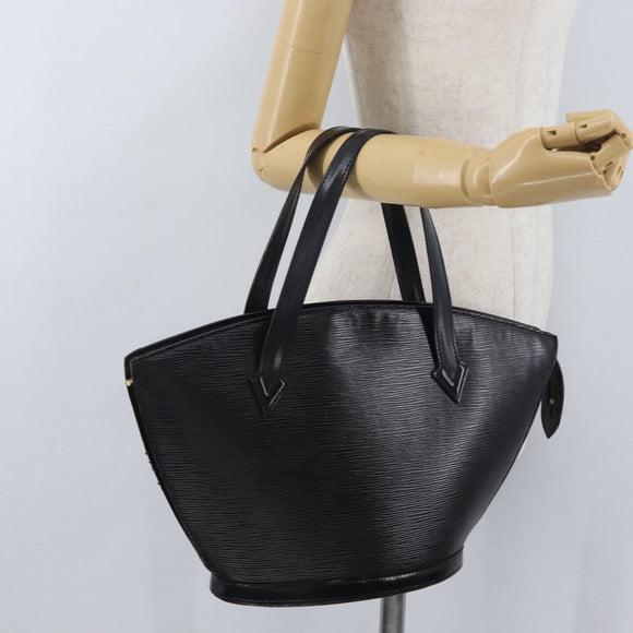 LOUIS VUITTON Epi Saint Jacques Shopping Bag Black M52262 LV Auth ARZ048