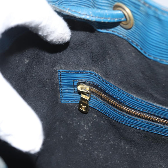LOUIS VUITTON Epi Noe Shoulder Bag Toledo Blue M44005 LV Auth ARZ049