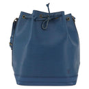 LOUIS VUITTON Epi Noe Shoulder Bag Toledo Blue M44005 LV Auth ARZ049-2