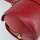 LOUIS VUITTON Epi Soufflot Hand Bag Red M52227 LV Auth ARZ055V-14