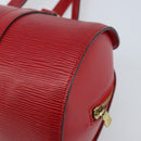 LOUIS VUITTON Epi Soufflot Hand Bag Red M52227 LV Auth ARZ055V-15