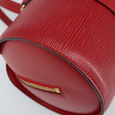 LOUIS VUITTON Epi Soufflot Hand Bag Red M52227 LV Auth ARZ055V-16