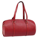 LOUIS VUITTON Epi Soufflot Hand Bag Red M52227 LV Auth ARZ055V-1