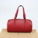 LOUIS VUITTON Epi Soufflot Hand Bag Red M52227 LV Auth ARZ055V-12