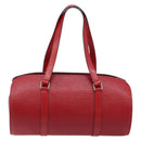 LOUIS VUITTON Epi Soufflot Hand Bag Red M52227 LV Auth ARZ055V-2