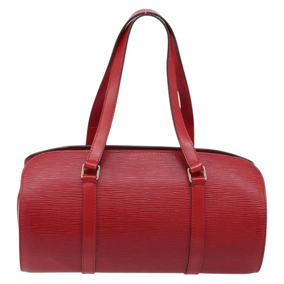 LOUIS VUITTON Epi Soufflot Hand Bag Red M52227 LV Auth ARZ055V