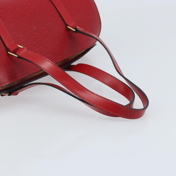 LOUIS VUITTON Epi Soufflot Hand Bag Red M52227 LV Auth ARZ055V