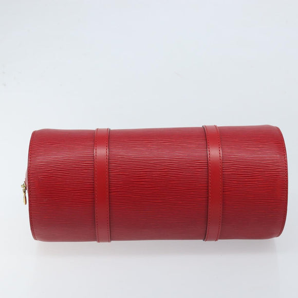 LOUIS VUITTON Epi Soufflot Hand Bag Red M52227 LV Auth ARZ055V