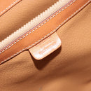CELINE Macadam Canvas Tote Bag PVC Beige Gold Auth ARZ058V-19