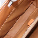 CELINE Macadam Canvas Tote Bag PVC Beige Gold Auth ARZ058V-9