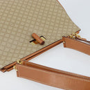 CELINE Macadam Canvas Tote Bag PVC Beige Gold Auth ARZ058V-6