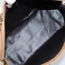 CELINE Macadam Canvas Hand Bag PVC Beige Gold Auth ARZ059-11