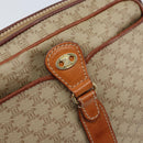 CELINE Macadam Canvas Shoulder Bag PVC Auth ARZ061A-17