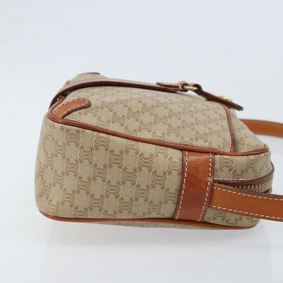 CELINE Macadam Canvas Shoulder Bag PVC Auth ARZ061A